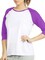 Cottonbell Ladies Baseball Three-Quarter Sleeve Vrewneck Tee Tee Comfortable Pack Of 6